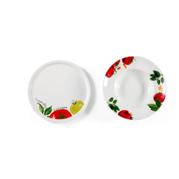 Hotel and restaurant ceramic dinnerware dishes and plates